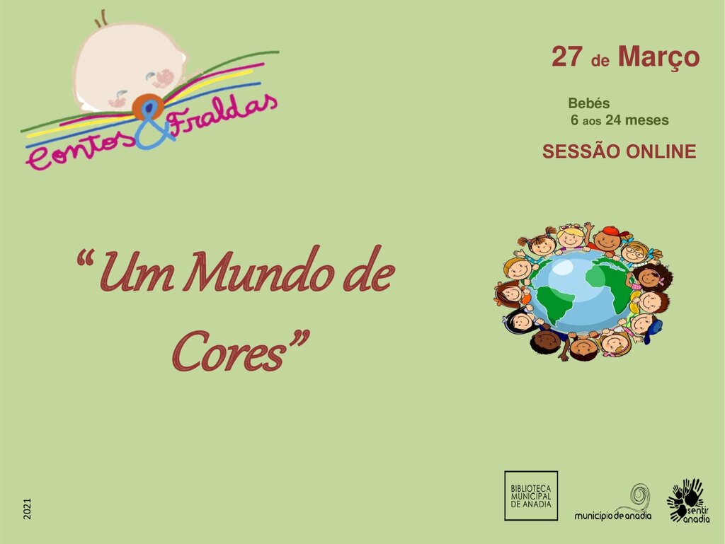 Contos & Fraldas “A magia das Cores” - Sessão online 