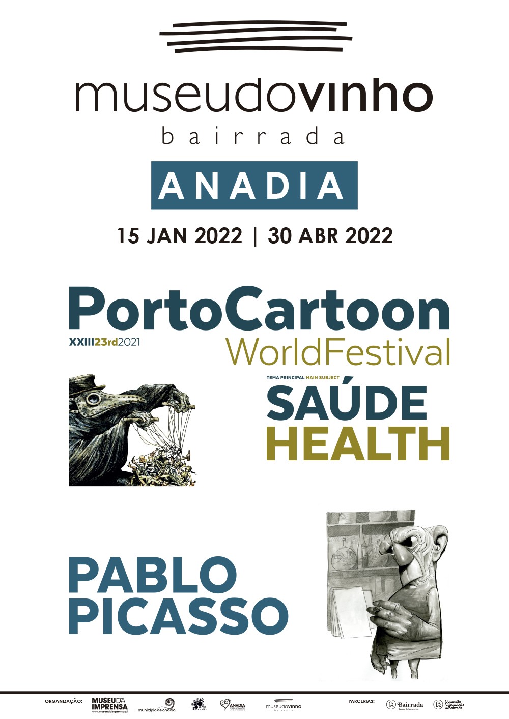 “XXIII PortoCartoon – World Festival” e “Pablo Picasso visto pela Caricatura Internacional”