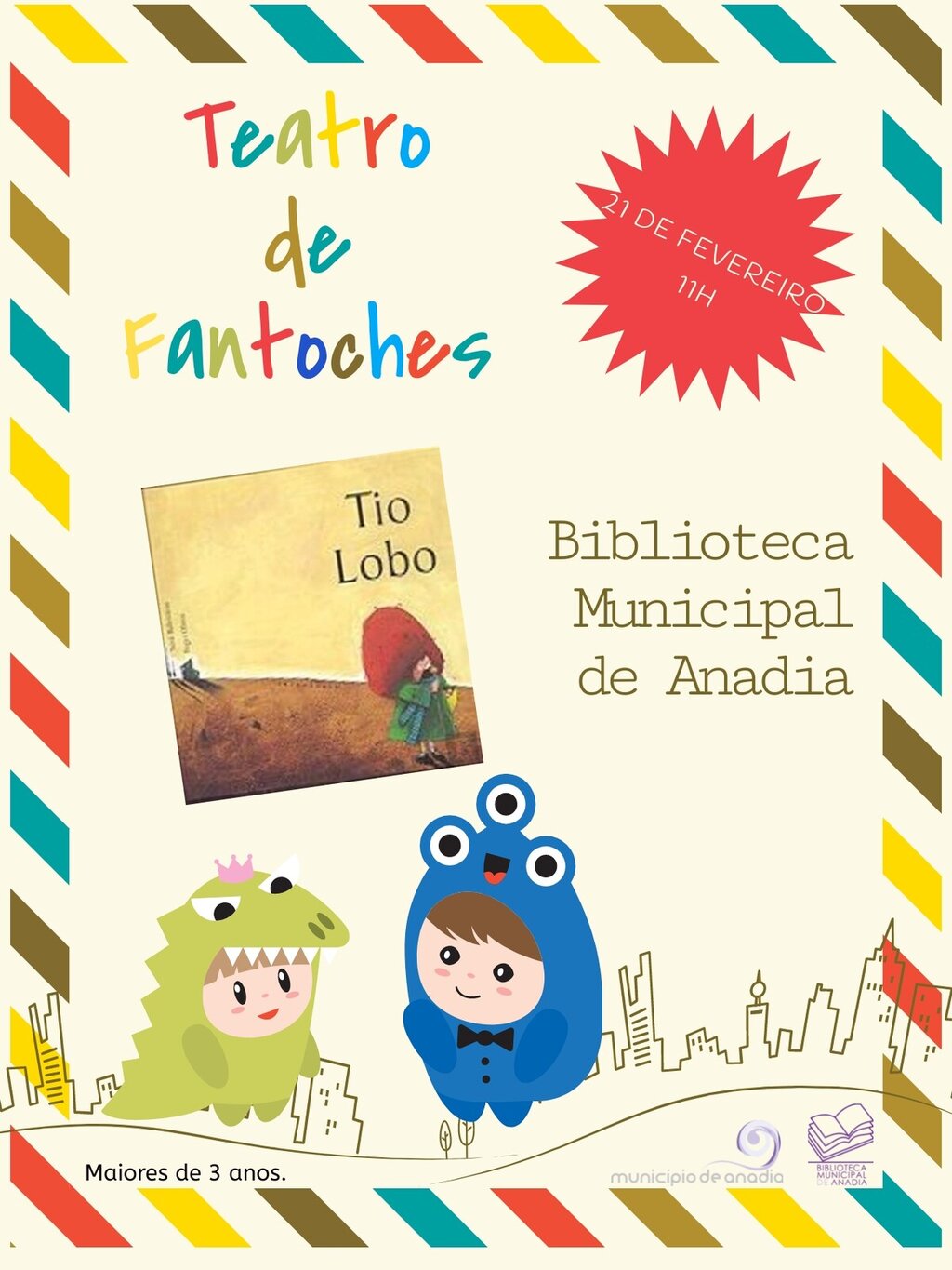 Teatro de Fantoches   “Tio Lobo”