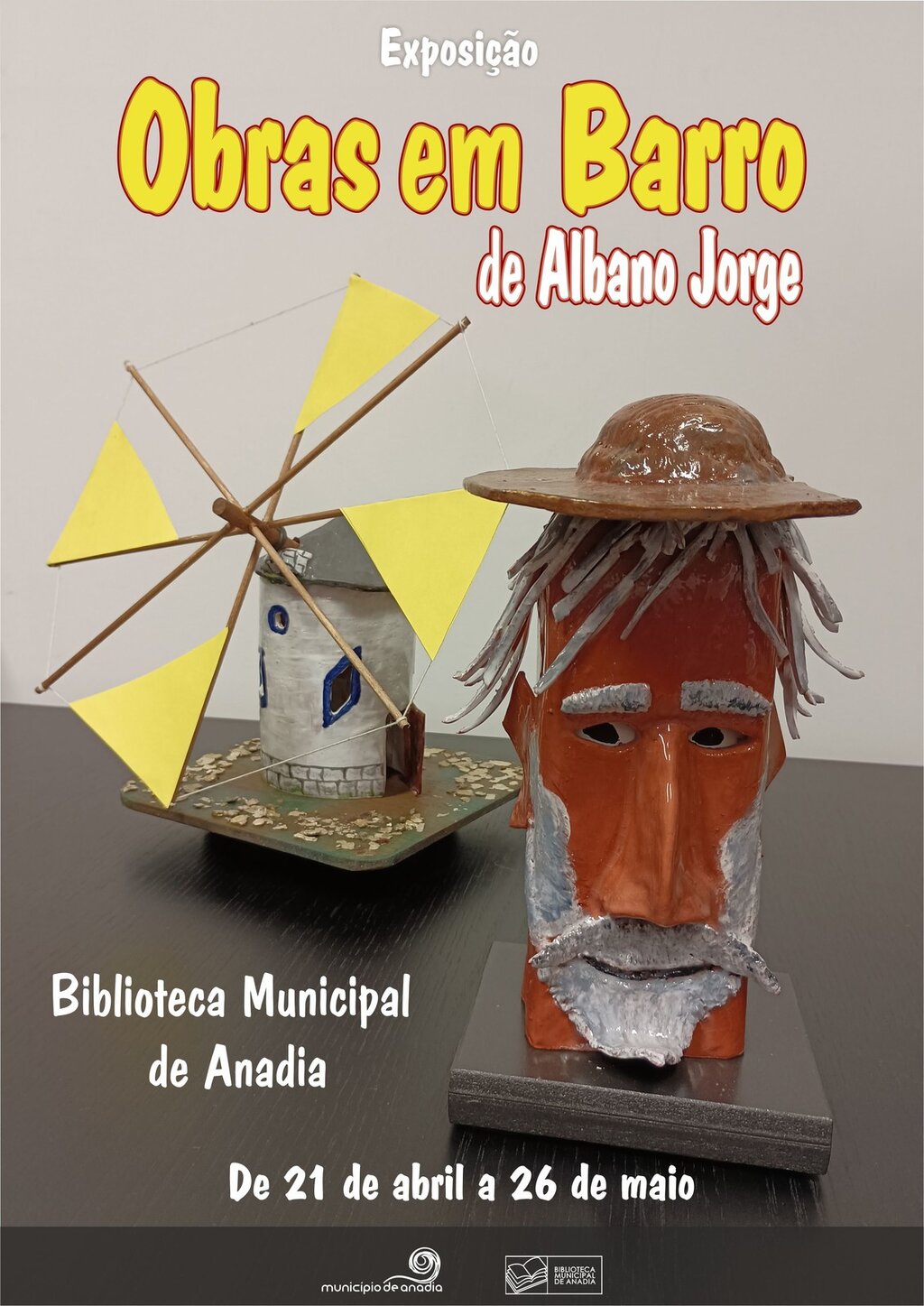 Exposição "Obras em Barro" de Albano Jorge