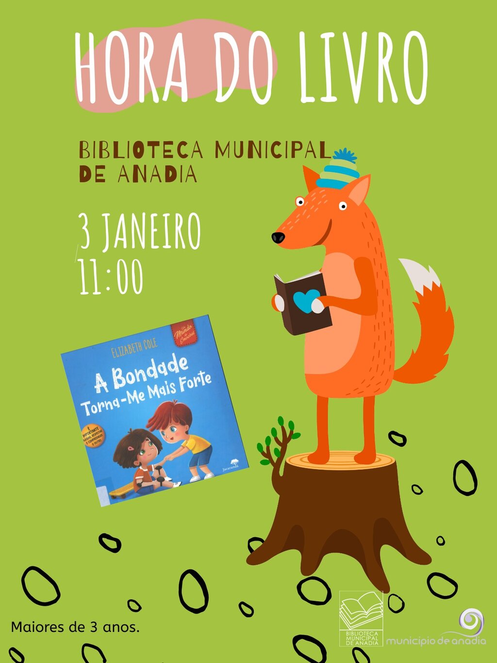 Hora do Livro: "A bondade torna-me mais forte"