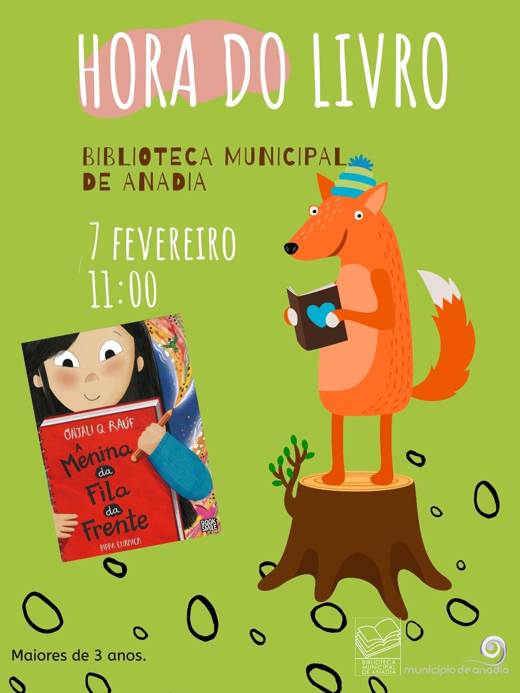 Hora do Livro: "A menina da fila da frente"