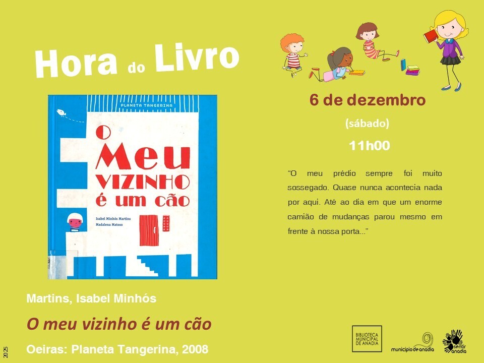 Hora do Livro: "O meu vizinho é um cão"
