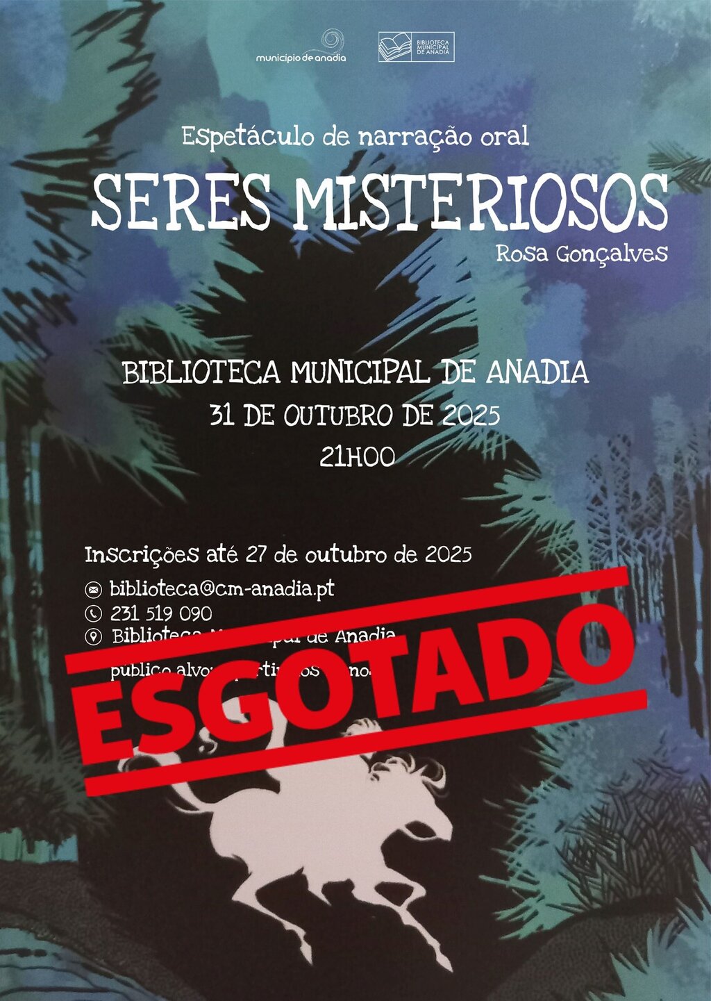 Seres Misteriosos - Espetáculo de narração oral