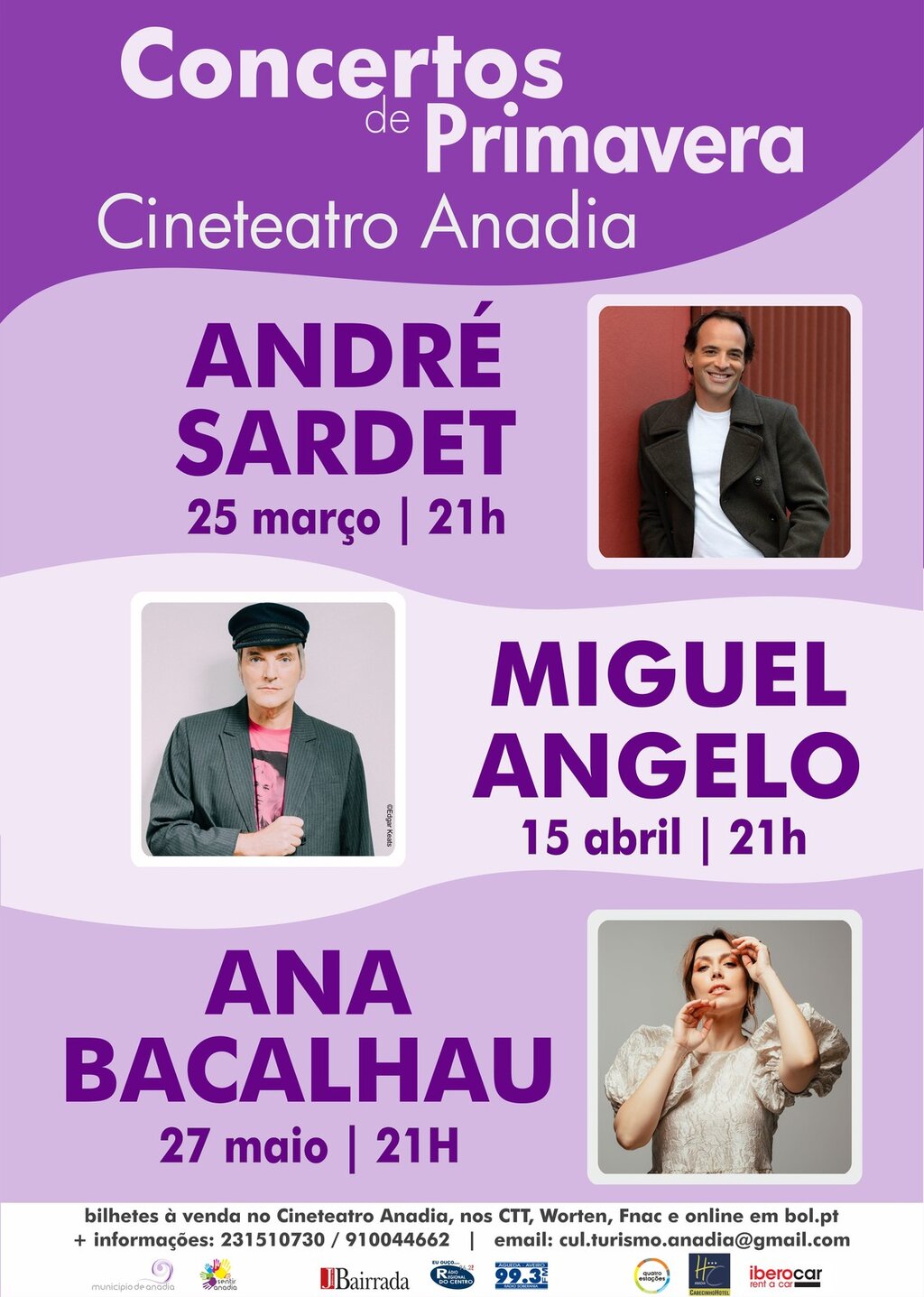 Concertos de Primavera no Cineteatro Anadia