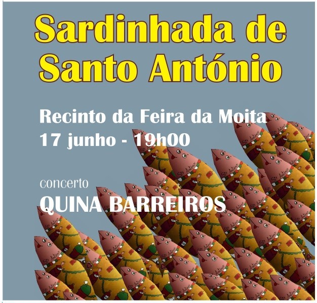 Sardinhada de Santo António a 17 de junho na Moita