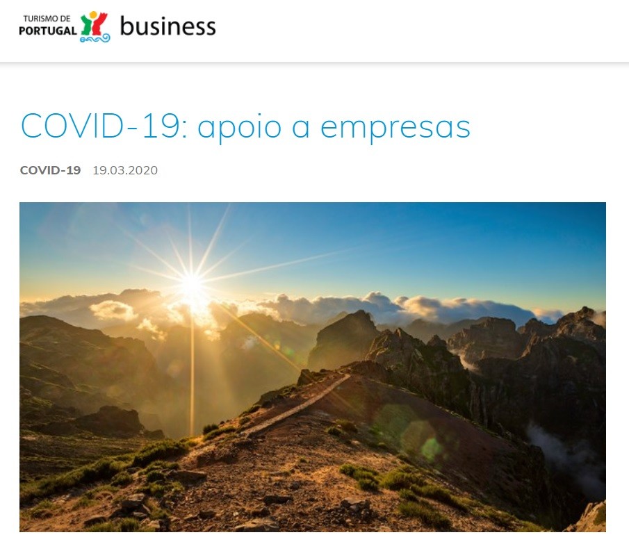 Turismo de Portugal - COVID-19: apoio a empresas