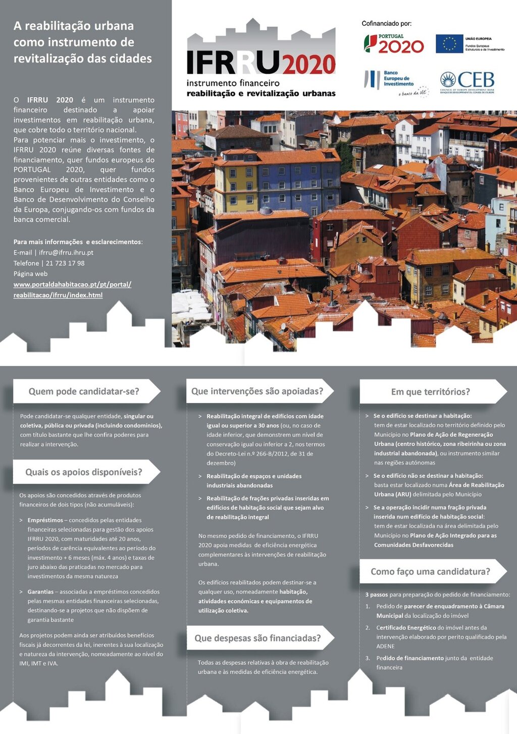 O IFRRU 2020 - Instrumento financeiro para a reabilitação e revitalização urbanas