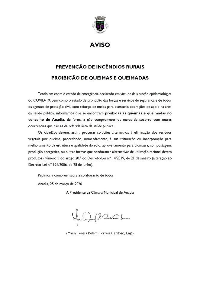 20200325_Covid19_MunAnadia_Proibicao-queimas-e-queimadas_aviso