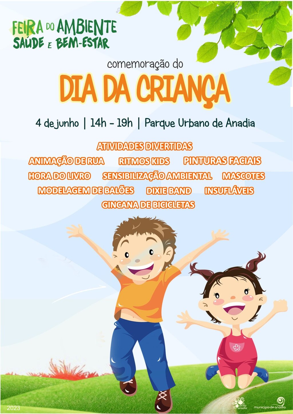 Flyer_Feira do Ambiente_Atividades_dia_criança_2023
